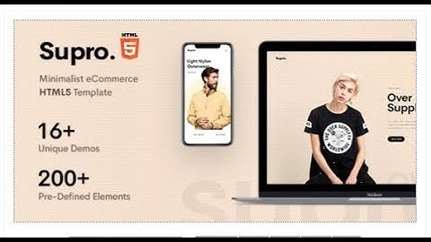 Supro - Minimalist eCommerce HTML Template | Themeforest Templates
