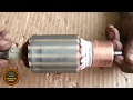 new method of 7 inch angle grinder armature winding its called single winding  part 3