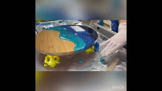 Crushedglasspcb How to pour an ocean wave