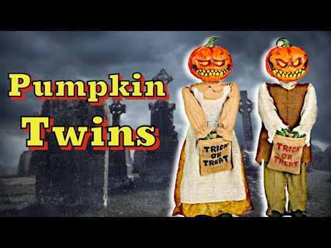 Pumpkin Twins Unboxing Setup Halloween Home Depot