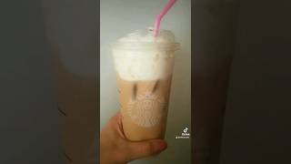 VIRAL TIKTOK HOW TO MAKE THE BEST STARBUCKS ICED COFFEE HOME DIY HACK STARBUCKS DIY SHORTS SHORTS