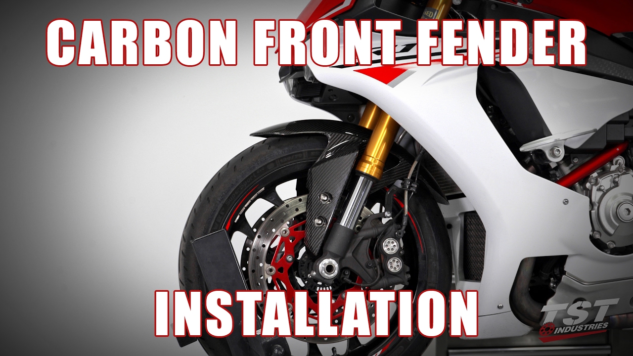 How to install a Carbon Fiber Front Fender on a 2015+ Yamaha R1 by