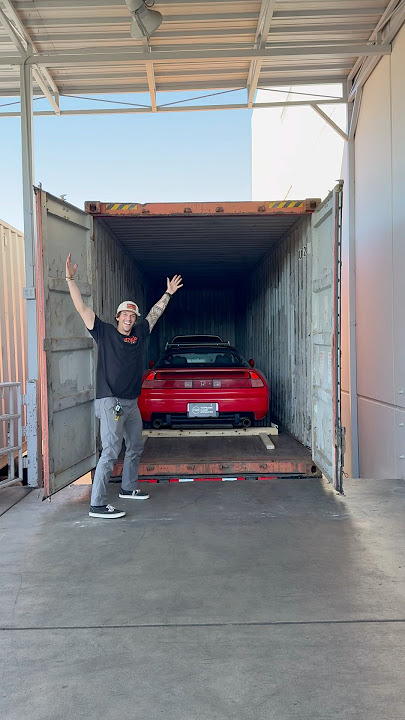 Fresh off the boat.. the NSX IS HERE! #jdm #honda #automobile