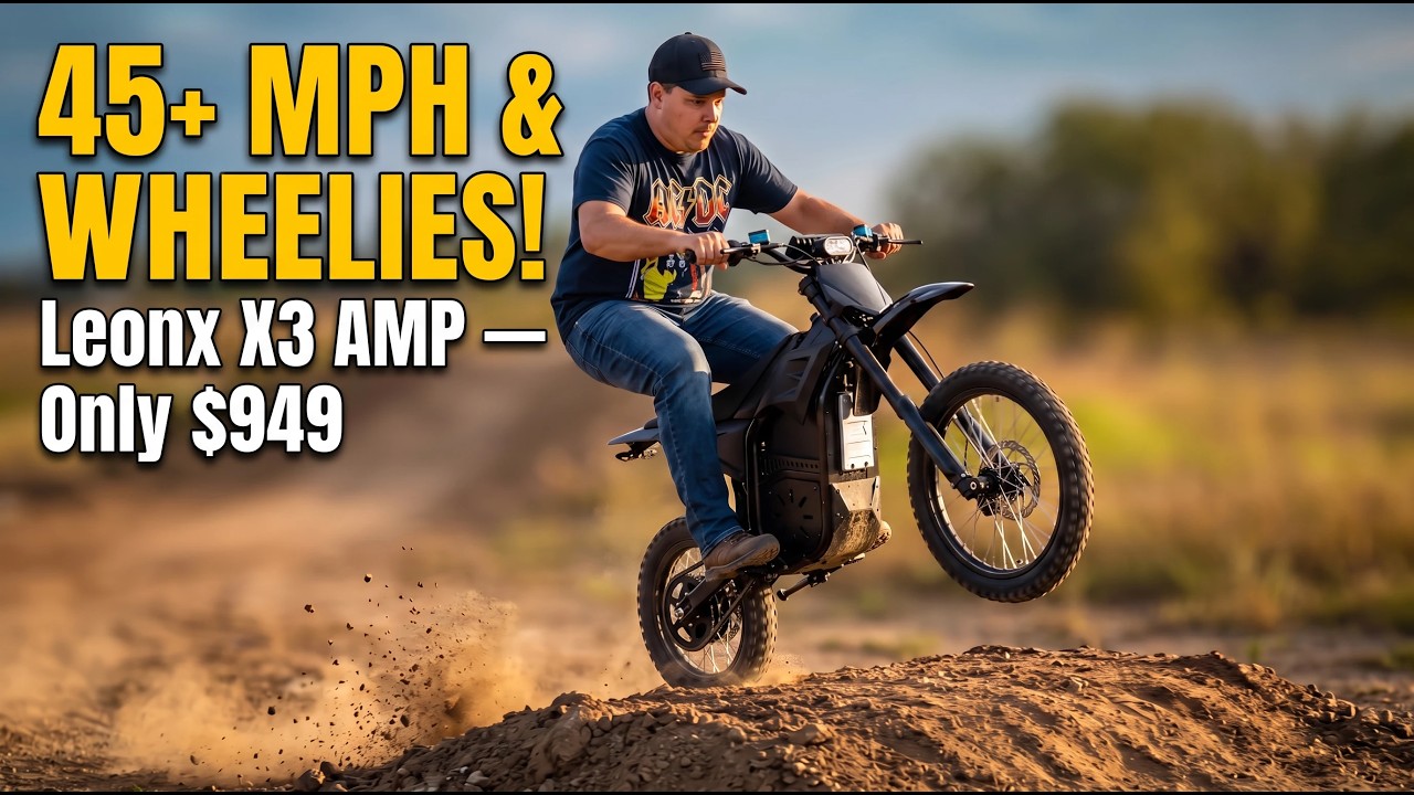 Wheelies, Jumps, and 45+ MPH — This $949 Electric Dirt Bike is INSANE