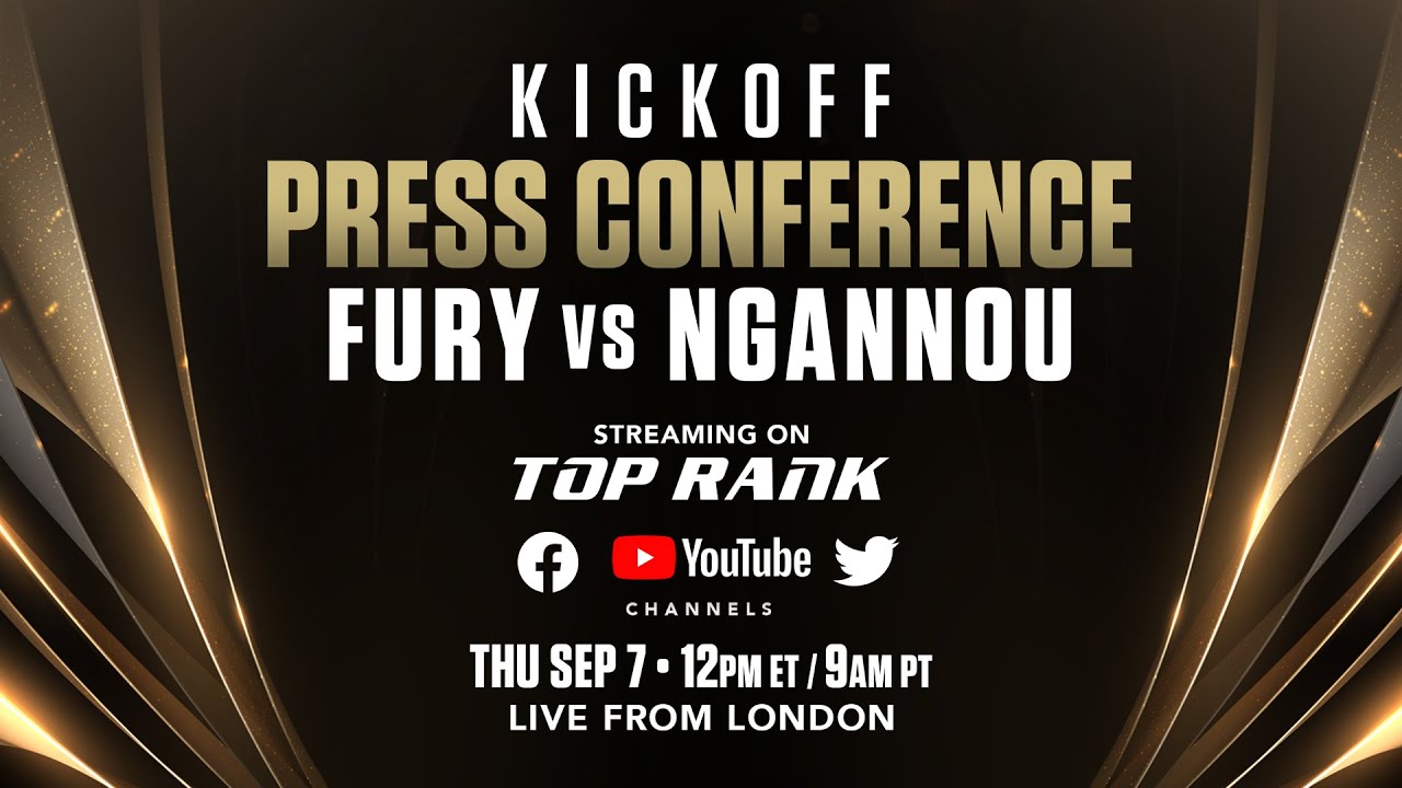 Tyson Fury vs Francis Ngannou KICKOFF PRESS CONFERENCE