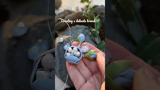 Creating a delicate brooch!!!Flowers - unique handmade!#handmadebrooch #creatingbrooch