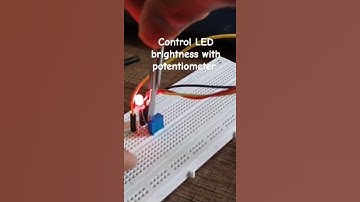 Control LED brightness with potentiometer by using arduino uno#arduinouno #coding #technology