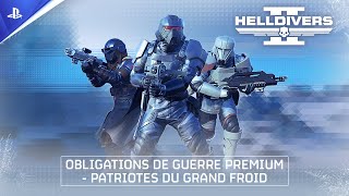 Helldivers 2 - Obligations de guerre premium (Warbond) - Patriotes du grand froid | PS5, PC