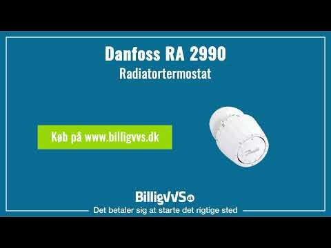 Beliggenhed tricky i stedet Danfoss RA 2990 Termostat m/Snapkobling t/Fremløbsventiler | EAN:  5702420048116 - YouTube