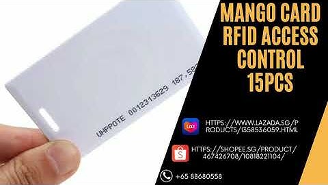 Mango Card RFID Access Control 15pcs