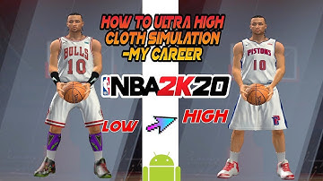 HOW TO CHANGE FROM LOW-ULTRA HIGH ON UNIFORMS IN NBA 2K20 MOBILE MY CAREER