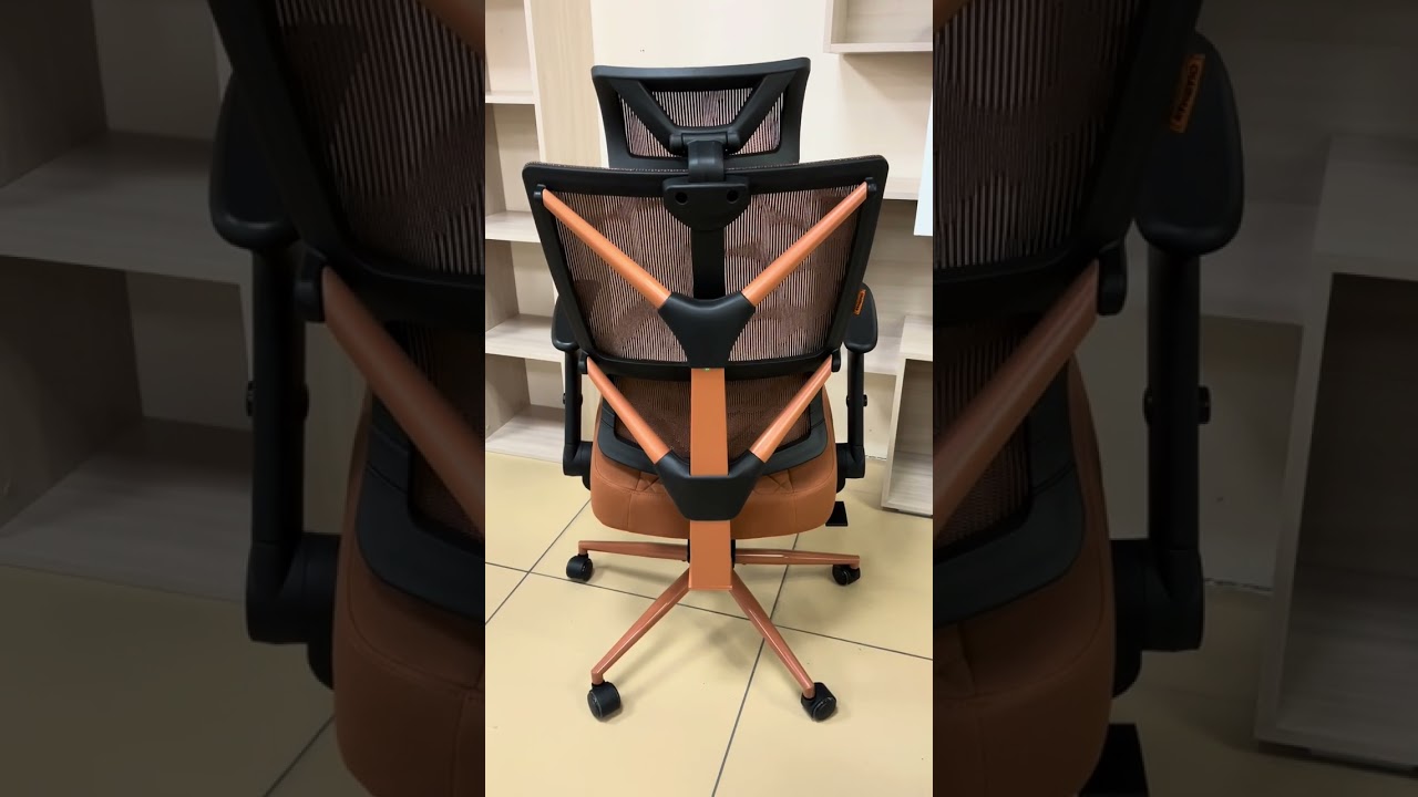 269198 Офисное кресло CHAIRMAN CH 566 оранжевый.