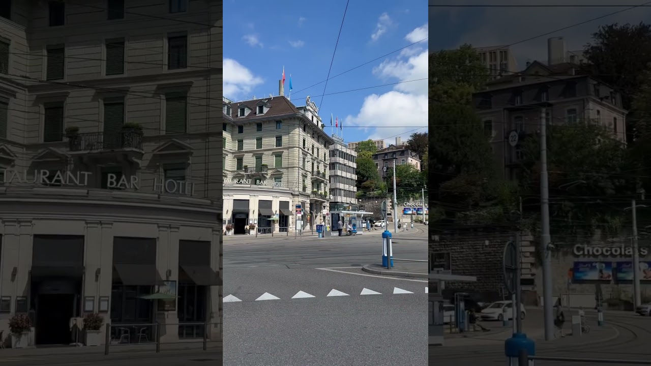 Walking in Zurich, Switzerland - Rathaus 