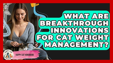 What Are Breakthrough Innovations For Cat Weight Management? - Happy Cat Handbook
