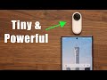 Powerful Tiny Action Camera for Samsung Galaxy S22 Ultra! - Insta360 GO 2