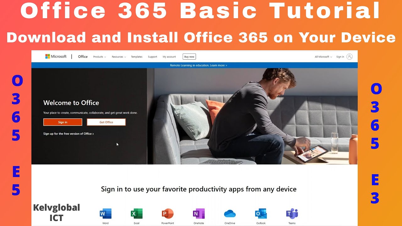 Office 365 Tutorial | Microsoft 365 Tutorial | Download and Install Office  365 | Learn Basic Office - YouTube