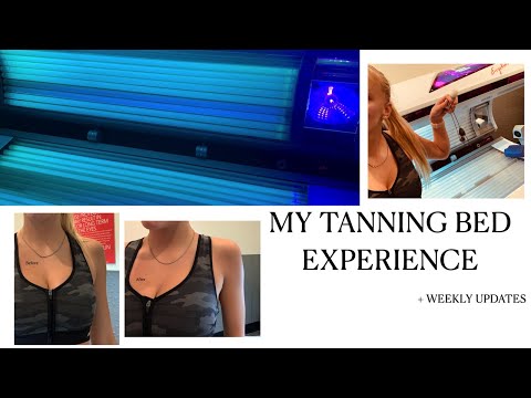 MY TANNING BED EXPERIENCE || + WEEKLY UPDATES