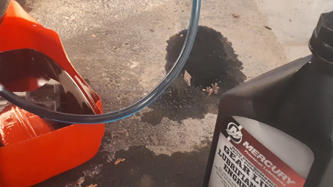 How To Change Gear Oil In Lower Unit Yourself YouTube