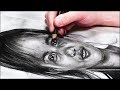 How to Draw a Portrait with Charcoal | REALISTIC DRAWING TUTORIAL