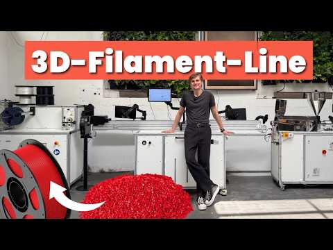 Make Your Own 3D Printing Filament? Smart Filament Production with QiTech - Extrusion Line Overview