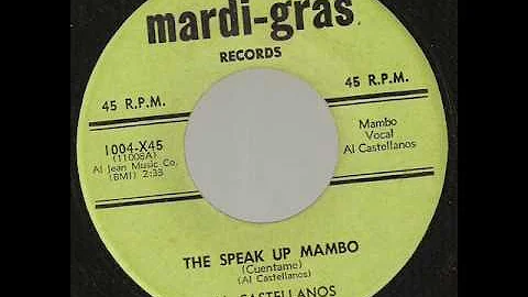 AL CASTELLANOS The Speak Up Mambo MARDI GRAS