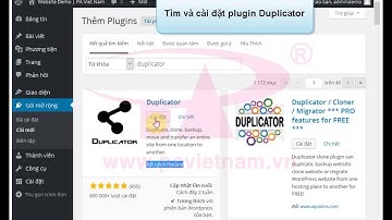 Hướng dẫn - Nhân bản Website Wordpress bằng Plugin Duplicator - Phần 1 | P.A Việt Nam