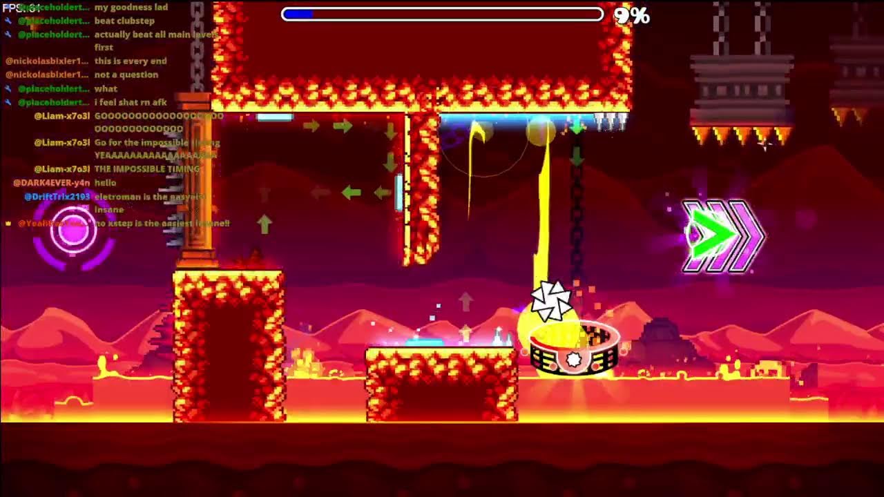 Geometry Dash building my level (no level requests) - YouTube