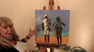 Freedom of Acrylics painting the human form with artist Jane Slivka