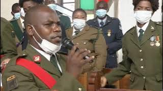 Defence and Security choir, sang a peaceful song during Kenneth Kaunda's funeral 🇿🇲🇿🇲