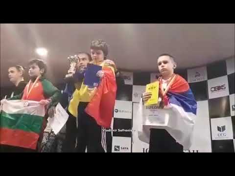 Vladimir Sofronie, triplu campion balcanic la șah - festivitate de premiere
