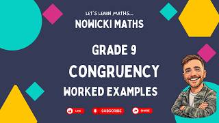 Master congruent triangles with step-by-step worked examples.