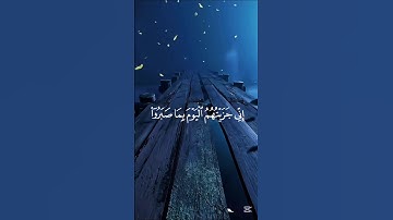 إني جزيتهم اليوم بما صبروا أنهم هم الفائزون #قرآن #القارئ إسلام صبحي