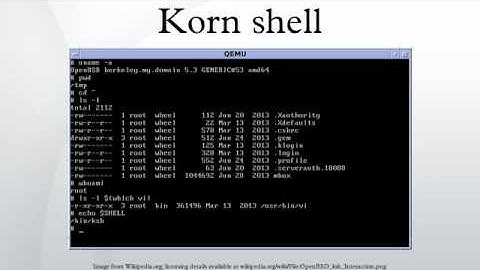Korn shell