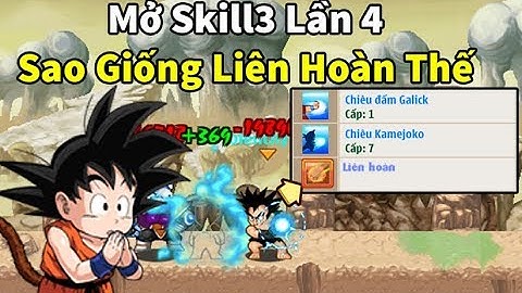 Ngọc Rồng Online - Trả thù admin mở skil3 lần 4 cho đệ tử hóa khỉ vĩnh viễn sau hơn 1 ngày up
