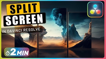 How to Create SPLIT SCREEN Effect with Video Collage Effect in Davinci Resolve
