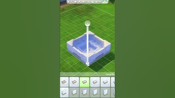 Use half walls in your build like THIS! | #sims4 | #build #tip #trick #technique #sims #game #shorts