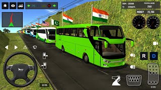 😭Euro bus simulator Indonesia💥😱 green coach IDBS travel 2026 | Android gameplay screenshot 1