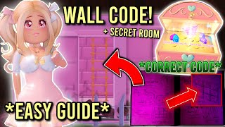 HOW TO FIND YOUR SECRET WALL CODE 🤫 *EASY TUTORIAL* + CHEST LOCATION! | Royale High 🏰