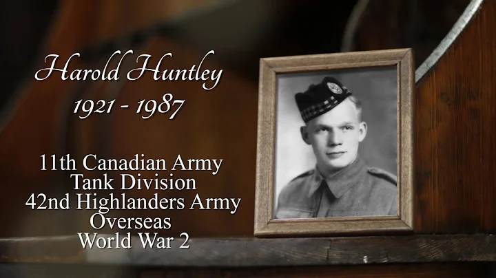 Interactive Honour Our Veterans Banner Project - Harold Garth Huntley