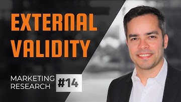 External Validity / Marketing Research #14