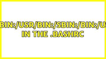 Ubuntu: $PATH in the .bashrc (2 Solutions!!)