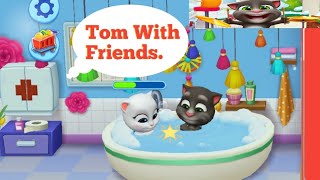Tom With Friends 😍 #cartoon #tom #mytom2 #talkingtom #mouryagaming