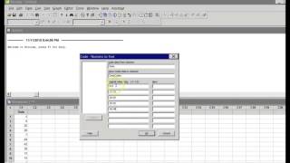 Constructing a Frequency Distribution with Minitab