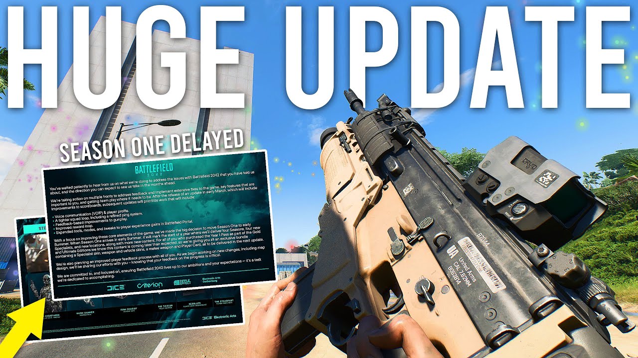 Battlefield 2042 получает ОГРОМНОЕ обновление и задержку...