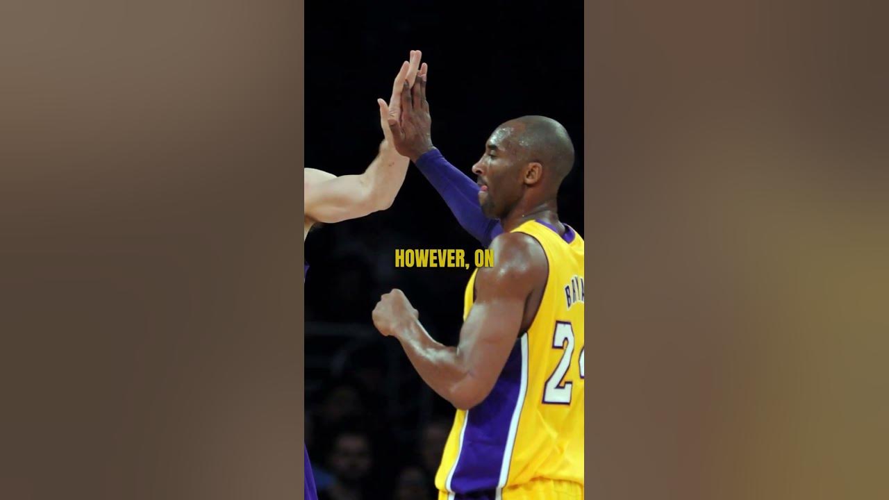 Kobe Bryant correctly predicted teammate Pau Gasol would have his jersey  hanging next to his own