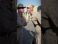Extreme Tension in Senior Drill Instructor Inspection.#marine #usmc #usmcforce #marines #marinecorps