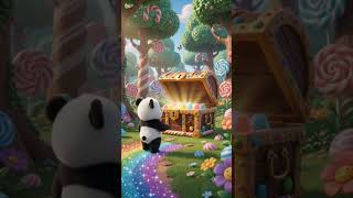 🐼 Baby Panda Finds a Magic Star! ✨ | Cute Kids Cartoon #Shorts