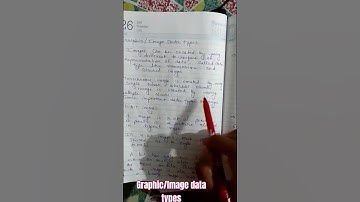 image data types #codinglover #coding #bca #learning #multimedia #graphics