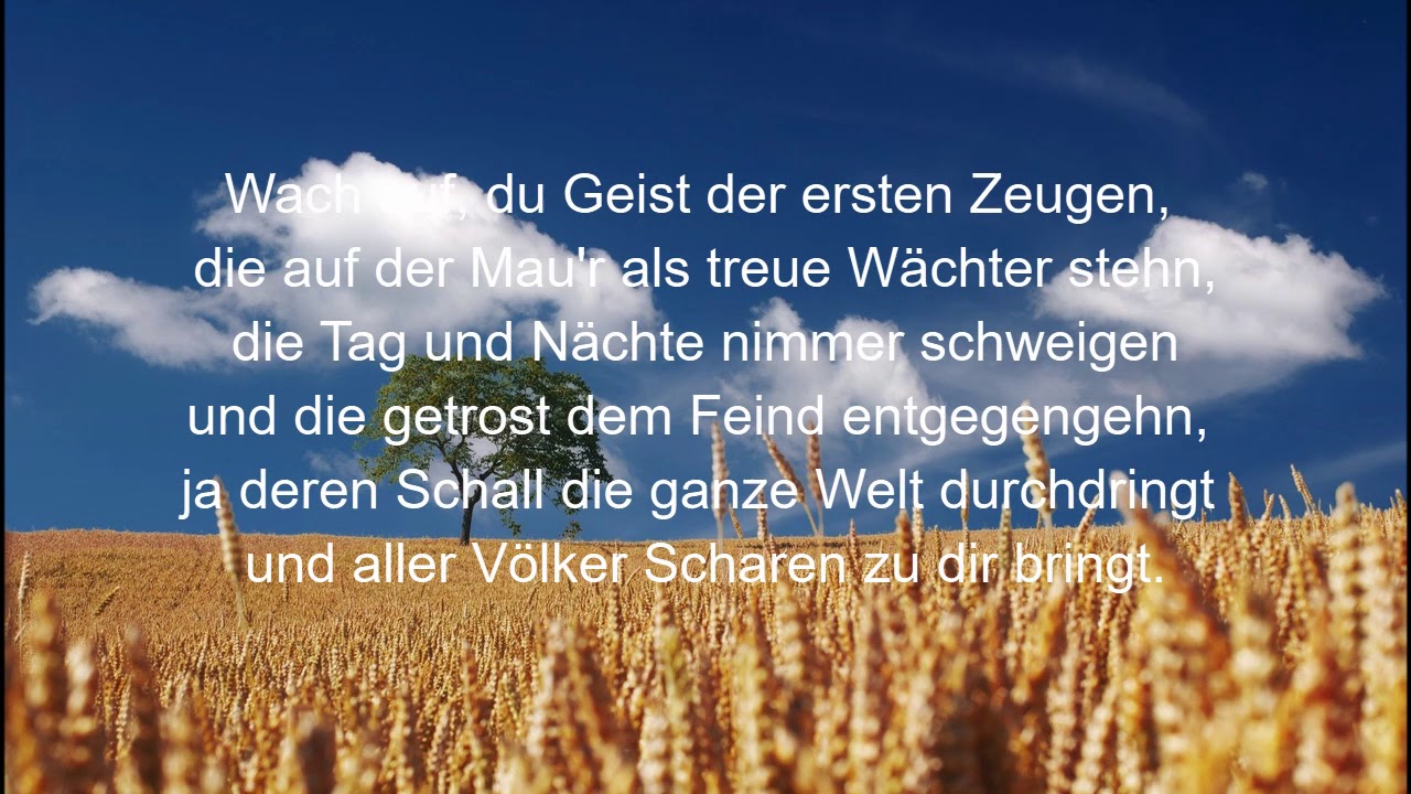 EG 241 - Wach auf, du Geist der ersten Zeugen