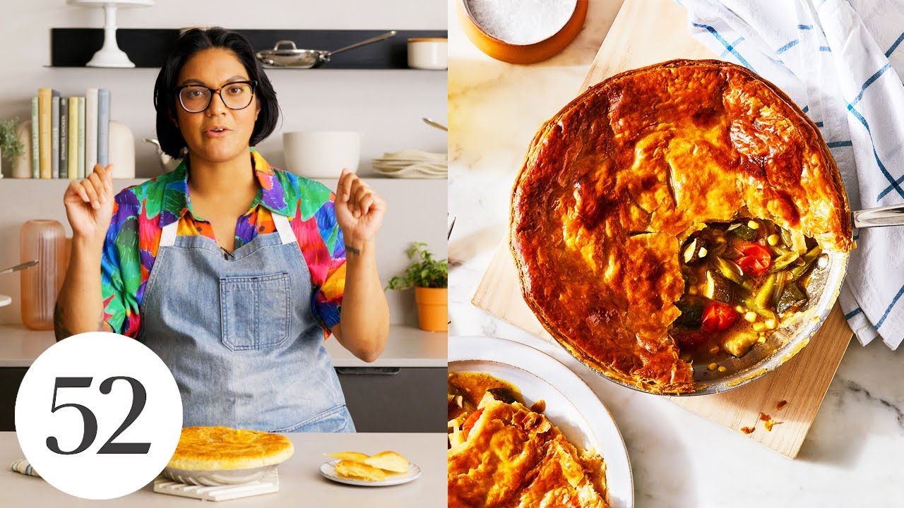 Sohla’s One-Skillet Succotash Pot Pie  | Food52 + All-Clad Cookware